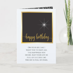 Carte Étoile brillante 50e anniversaire Bright Lovely