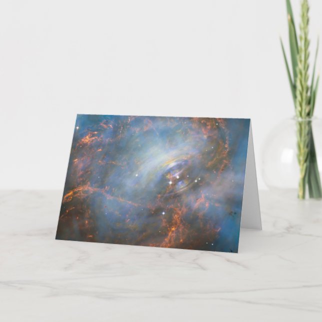 Carte Étoile Centrale De Neutron Dans La Nebula Du Crabe (Devant)