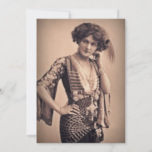 Carte Étoile de cinéma Lily Vintage