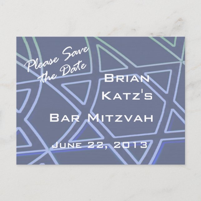 Carte étoile de David (Devant)