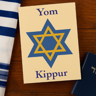 Carte Étoile de David Yom Kippour