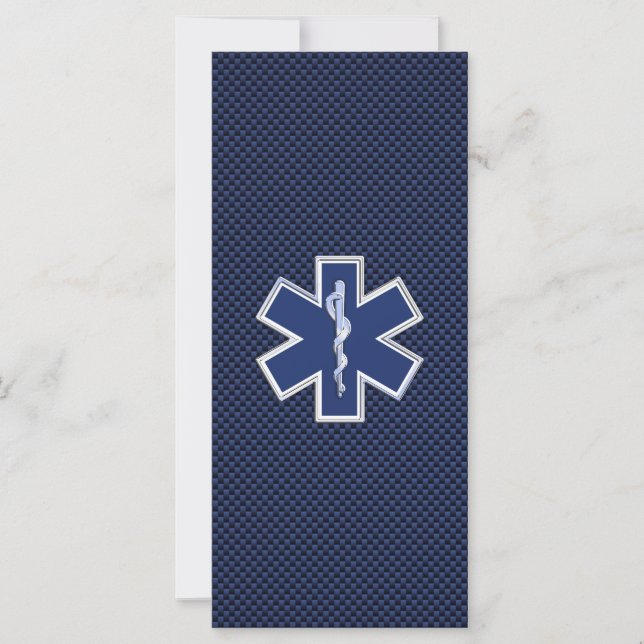 Carte Étoile de vie Services Médicales d'urgence paraméd (Devant)