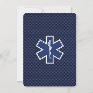 Carte Étoile de vie Services Médicales d'urgence paraméd