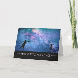 Carte Étoiles de golf sur disque