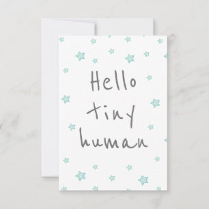 Carte étoiles mignon accueil bébé/naissance félicitation
