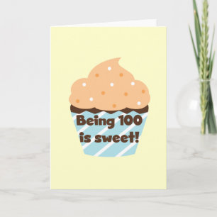 Carte Etre 100 est Sweet Birthday T-shirts et cadeaux