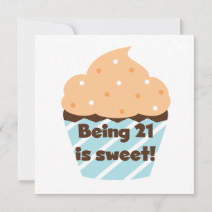 Carte Etre 21 est doux t-shirts et cadeaux d'anniversair