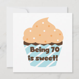 Carte Etre 70 est Sweet Birthday T-shirts et cadeaux