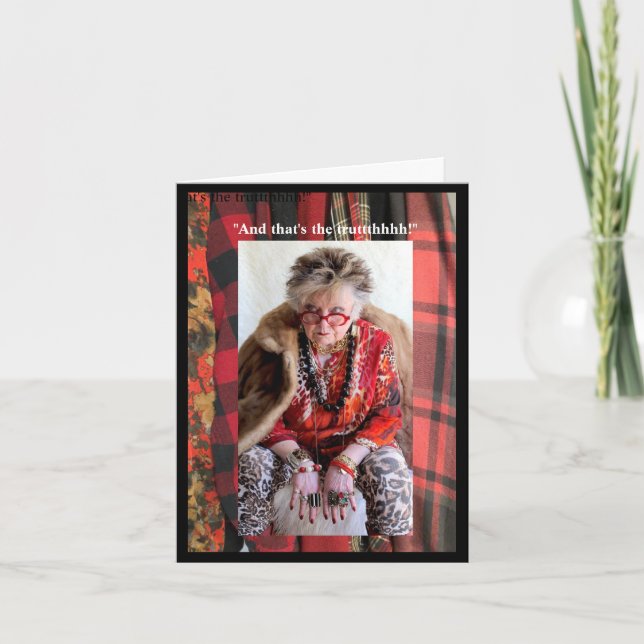 Carte Être ami avec humour (Devant)