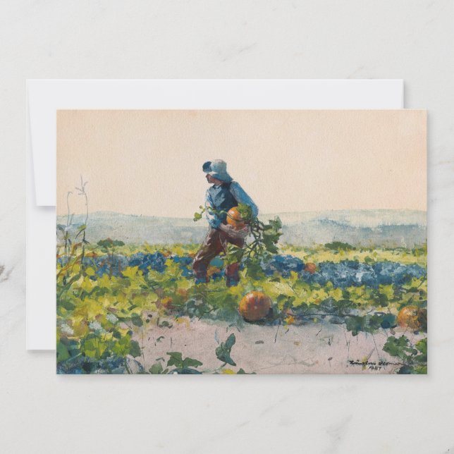Carte Être un garçon d’agriculteur | Winslow Homer (Devant)