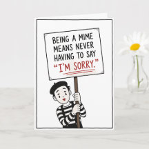 Être un Mime Signifie Ne Jamais Avoir à Dire Je Su