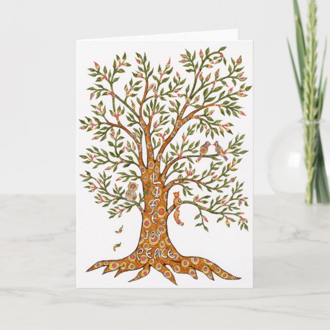 Carte étreignez un arbre aujourd'hui ! (Devant)