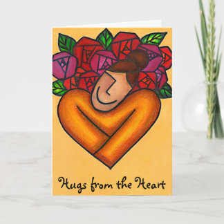 Carte Étreintes du coeur, étreintes du coeur