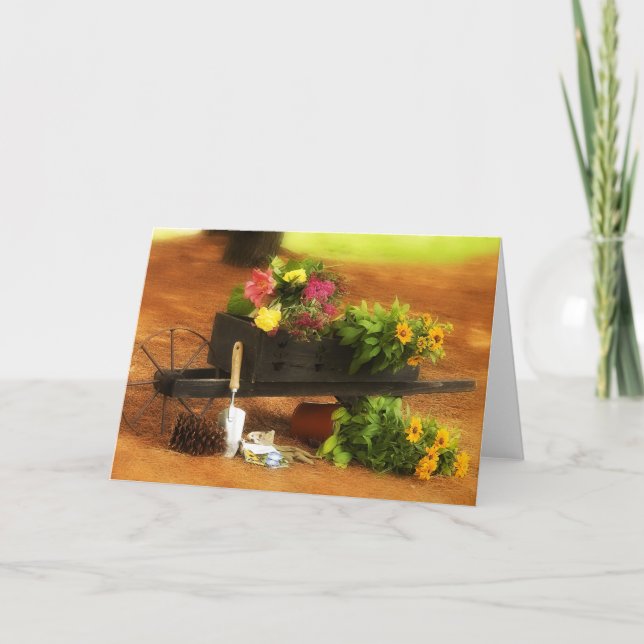 Carte Étrier de fleurs (Devant)