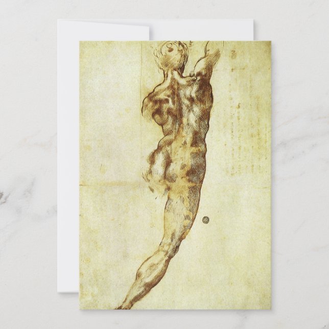 Carte Étude de Michel-Ange sur la bataille de Cascina (Devant)