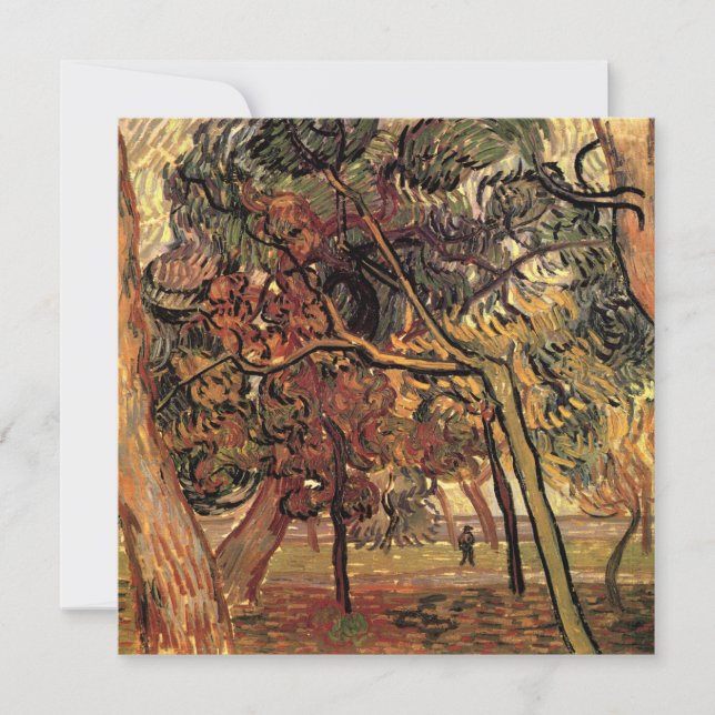 Carte Étude des pins par Vincent van Gogh (Devant)