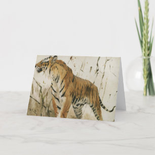 Carte Étude d'un tigre   Wilhelm Kuhnert