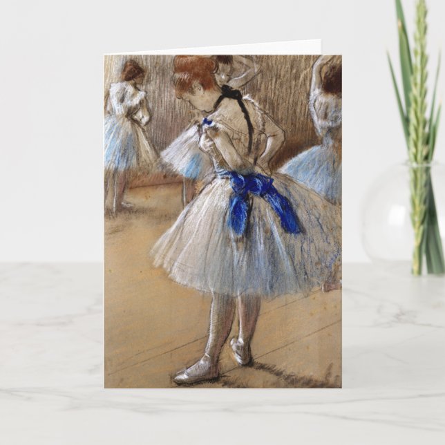 Carte Étude d'une danseuse - Edgar Degas - c1890 (Devant)