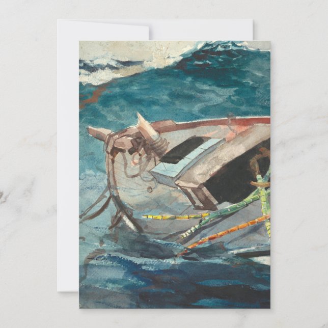 Carte Étude pour le Gulf Stream | Winslow Homer (Devant)