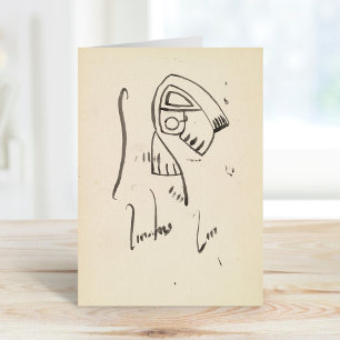 Carte Études sculpturales   Henri Gaudier-Brzeska