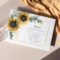 Eucalyptus Vert tournesol Géométrique Or RSVP