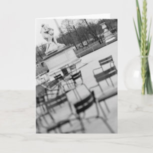 Carte Europe, France, Paris. Chaises, Jardin du