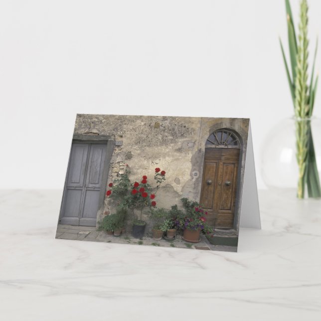 Carte Europe, Italie, Toscane, Chianti, porte toscane ; (Devant)
