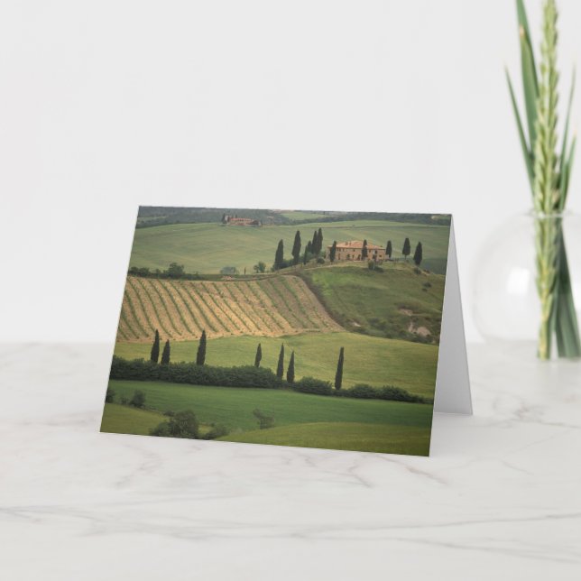 Carte Europe, Italie, Toscane, Val d'Orcia, Toscane (Devant)