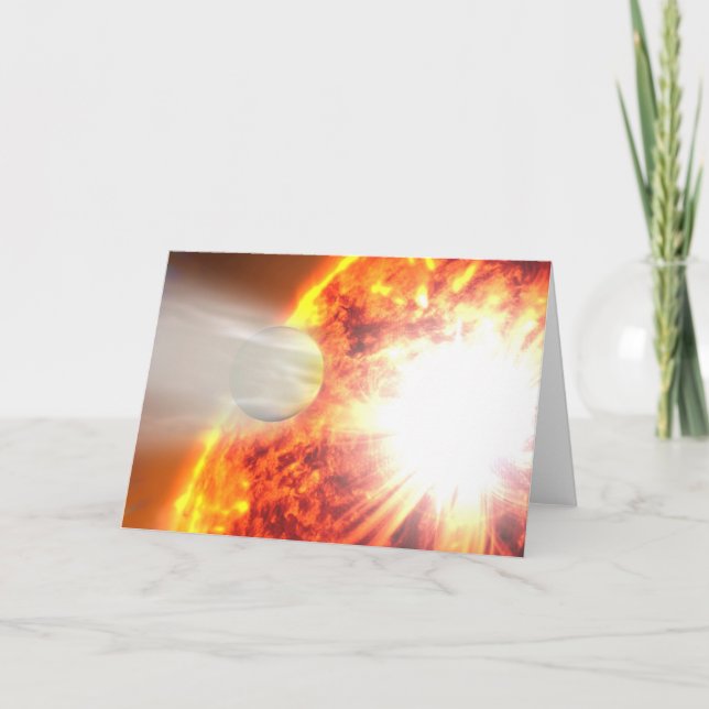 Carte Evaporation de l'atmosphère de Hd 189733b (Devant)