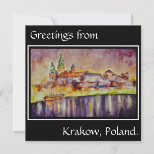 Carte EVE Peint Wawel, Cracovie, Pologne