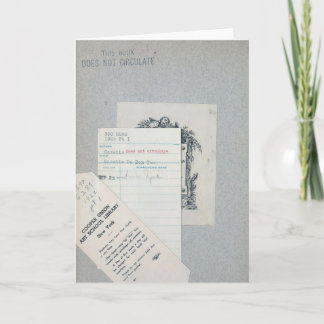 Carte Ex Library Card pour les amateurs de livres