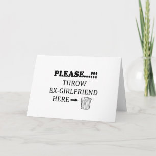 Carte ex petite amie