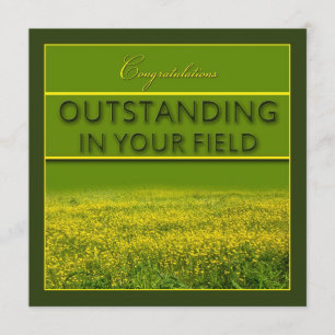Carte Exceptionnel dans votre domaine - félicitations