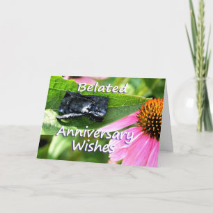 Carte Excuses d'anniversaire tardives - personnaliser