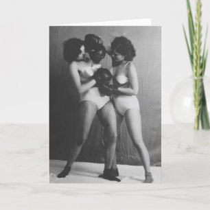 Carte Excuses des femmes vintages