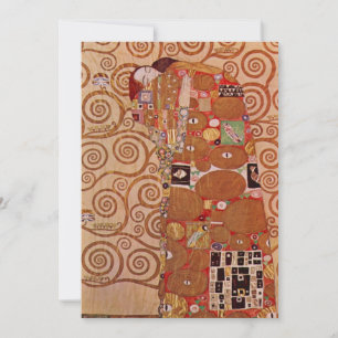 Carte Exécution par Gustav Klimt, Art Nouveau vintage