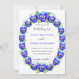 Carte Exemple de Cartons d'Invitation de Mariage avec Ca