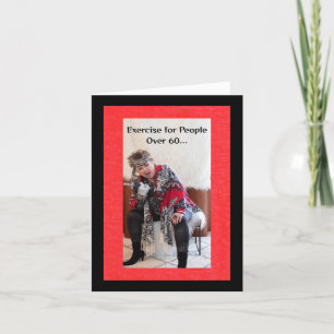 Carte Exercice pour les personnes de plus de 60 ans