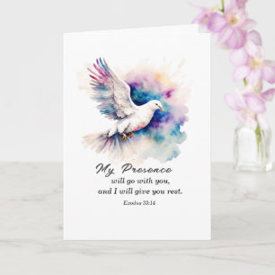 Carte Exode 33:14 Ma présence ira avec vous la Bible