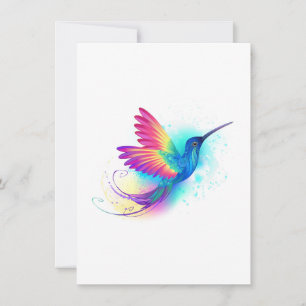 Carte Exotic Rainbow Hummingbird