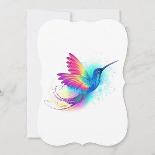 Carte Exotic Rainbow Hummingbird