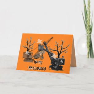 Carte Exploitant de grue Halloween Génie du Nord-Ouest