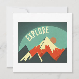 Carte Explorez les montagnes