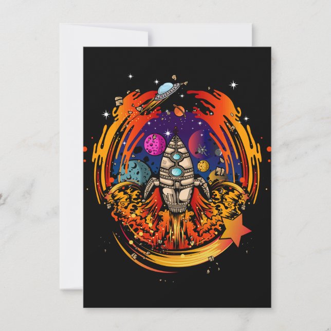 Carte Exploser le vaisseau spatial (Devant)