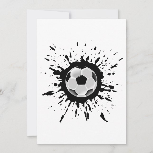Carte Explosion de football (Devant)