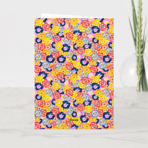 Carte Explosion florale