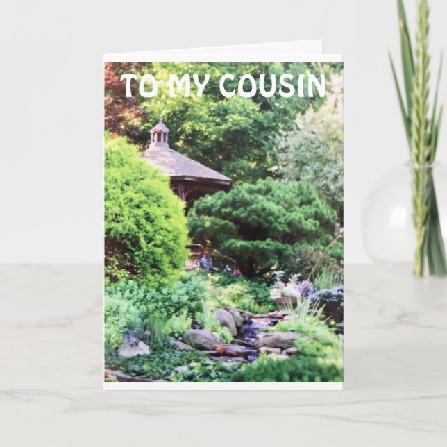 CARTE EXTRAORDINAIRE & SPÉCIAL ***COUSIN*** ANNIVERSAIRE (Devant)