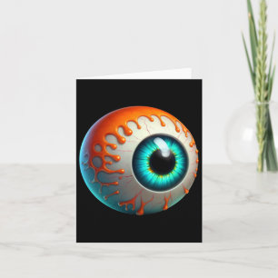 Carte Eyell humain mince Déplaisant Halloween Funny Lazy