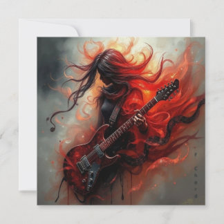 Carte F Chord - AI Digital Art Print