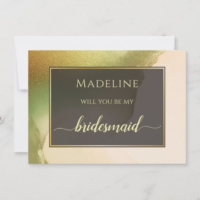 Carte Fab Chartreuse 🤵 audacieux et élégant Mariage bud (Devant)